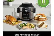 NINJA Foodi 11 in 1 SmartLid OL550UK Multicooker Pot Pressure Combi Slow cooker Steam Bake Air Fryer