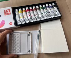 Mini water colour painting set