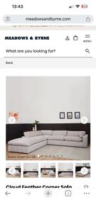 Cloud Feather Corner Sofa