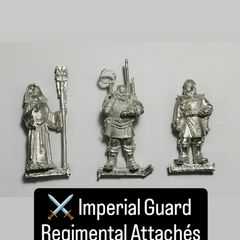 Warhammer 40k Oldhammer Metal Imperial Guard Regimental Attaches