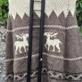 Atmosphere - Nordic Fair Isle Chunky Knit Cape Cardigan Image 8