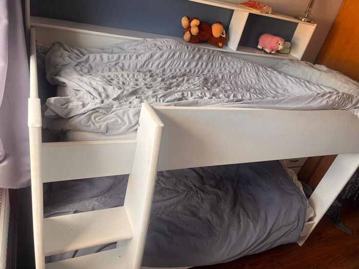 White Bunk Bed