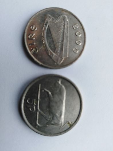 5p coins qty 2