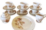 21 piece vintage tea set