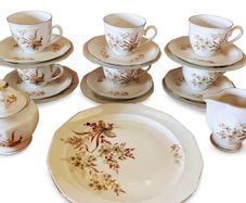 21 piece vintage tea set