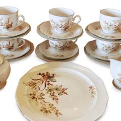 21 piece vintage tea set