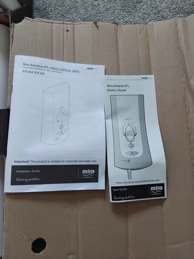 Mira Advance ATL electric shower Mains fed