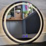 LED Bathroom Mirror Black Frame Image 4