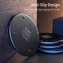 Essager 10W Qi Induction Fast Wireless Charging Pad - Black Image 4