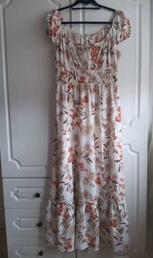 Floral Print Summer Maxi Dress