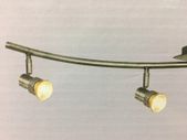 4 Spot Bar Light Satin Silver