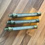 Antique Steam Engine Thermometer Gauges Image 3
