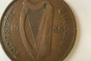 Rare Irish coin - 1935 Saor Stat Eireann 1d Penny