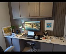 Ivor IKEA pine cabinets upper and lower