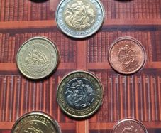 Guernsey 2004 Euro Pattern 8 Coin Set