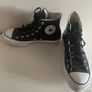 black leather converse size 6 Image 6