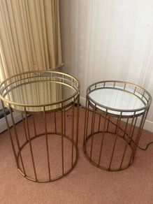 Gold Round Nest Tables
