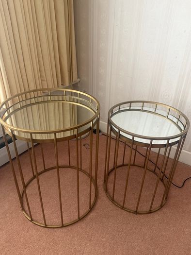 Gold Round Nest Tables
