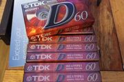 tdk D cassettes tapes