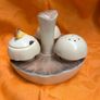 MId Century Modern Carlton Ware Mushroom Cruet Set Image 7
