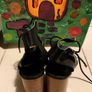 NEW LOOK Black Lace-Up Heeled Sandals Size UK 7 / EU 40 Image 6