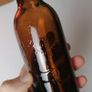 32 - Vintage Kiloh Beer Bottle Embossed Letters Brown Glass Cork Image 4