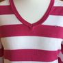 Ladies Tommy Hilfiger striped Jumper size L Uk 14 includes postage Image 2