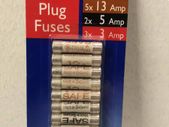 Small Fuses 13A 5A 3A fuse Pack