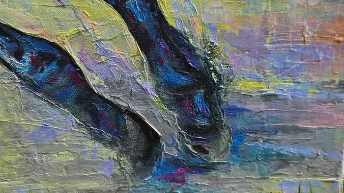 Original acrylic painting- "Wild Spirit "
