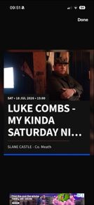 Luke Combs and The Script Slane Castle