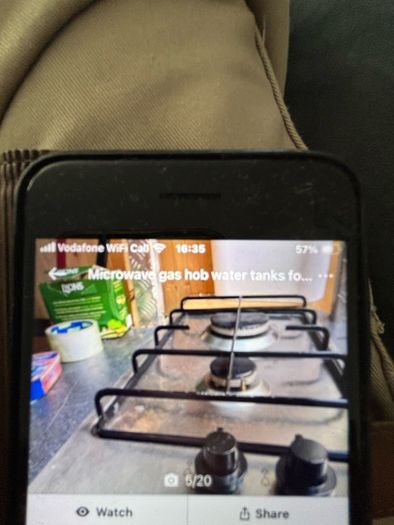 camper van for Sale Has solar panel roof vent Sink gas cooker 12 V microwave