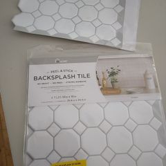 Tiles. Peel and stick.