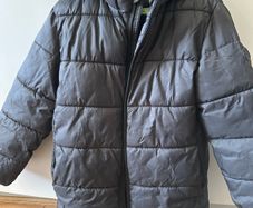 Mango Junior Padded Coat - Black