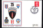1970 Great Britain National Army Museum Cover Celebrating 25th Anniversary of VE (Victory in Europe) Day trying 4d definitive stamp