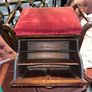antique Piano stool with drawer for music sheets Image 2
