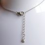Vintage 925 Sterling Silver Pendant Pearl Necklaces length 18" - 3g Image 8