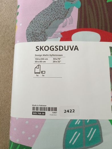 Pillow + Duvet Skogsduva (Ikea) Mushrrom/Forest