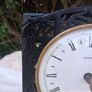 Metamec Solid Mahogany Fretwork 8 Day Clock Image 10