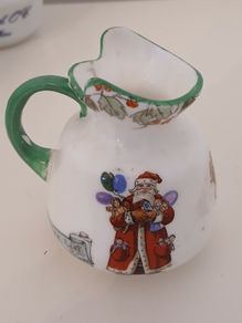 Rare Antique Royal Doulton  Father Christmas Miniature Pitcher