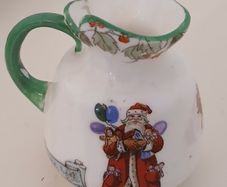Rare Antique Royal Doulton  Father Christmas Miniature Pitcher