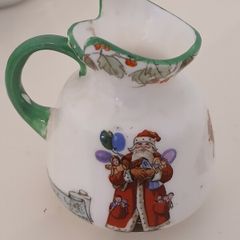 Rare Antique Royal Doulton  Father Christmas Miniature Pitcher