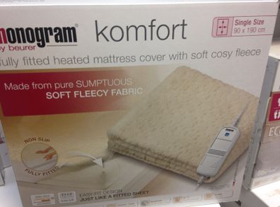 Heated Mattress Cover Single Underblanket