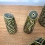Lord Nelson Pottery Olive Green Basket Weave 7 Pieces Image 2