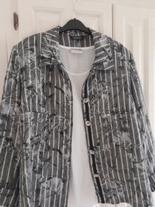 100% Linen Jacket Grey