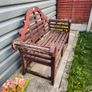 Teak garden bench Image 2
