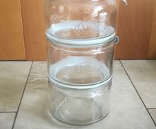 Kilner tea sugar coffee stackable jars