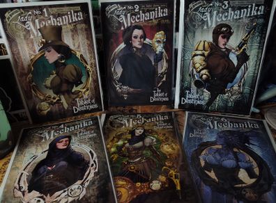 Lady Mechanika: The Tablet of Destinies ! FULL RUN ! Complete ! 6 Issues ! 2015 ! by Benitez Productions !