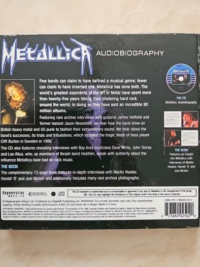 Metallica CD  - Audiobiograpy