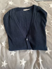 Mens navy cardigan
