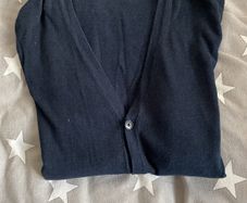 Mens navy cardigan